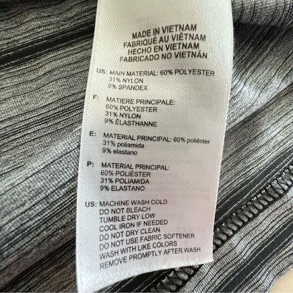 Adi Pure by Adidas Golf Stripe Polo Shirt Size Medium - Picture 5 of 7